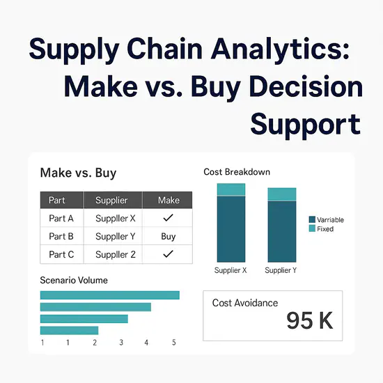 Supply Chain Analytics: Make vs. Buy Decision Support